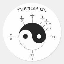 Pi est un mensonge ! autocollants