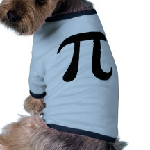 Pi T-shirts Pour Animaux Domestiques