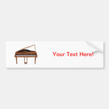 Piano à queue : Finition du bois : modèle 3D : Autocollants Pour Voiture