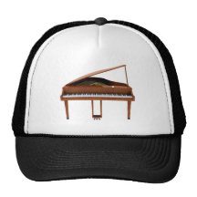 Piano à queue : Finition du bois : modèle 3D : Casquette