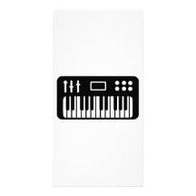 Piano de clavier photocarte customisée