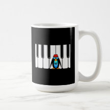 piano d'homme de bleus mugs