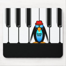 piano d'homme de bleus tapis de souris
