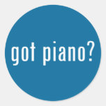 piano obtenu ? autocollants ronds