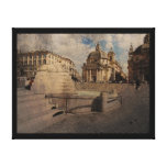 Piazza del Popolo, copie de toile de Rome Toiles Tendues Sur Châssis