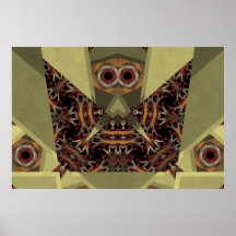 Pictographe de hibou de Barnsley Posters