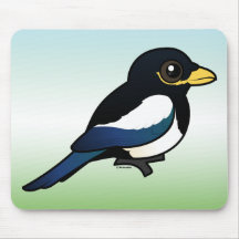 pie Jaune-affichée Tapis De Souris