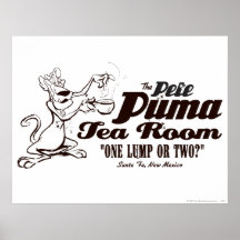 Pièce 2 de thé de puma de Peter Posters