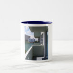 Pièce avec une vue tasse à café