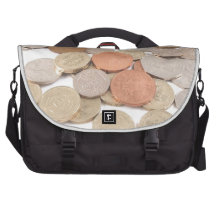 Pièce de monnaie de livre sac pour ordinateurs portables