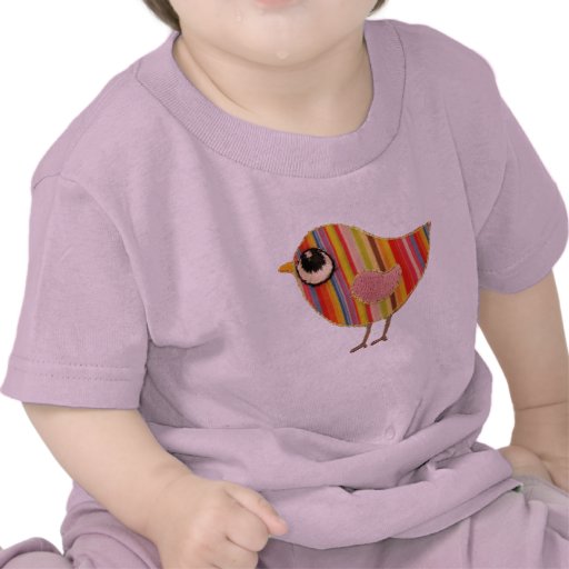 Pièce en t de bébé de birdie t-shirts
