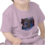 Pièce en t de bébé de point de repère de T-shirts 