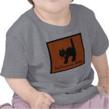 Pièce en t de Halloween Kitty T-shirts