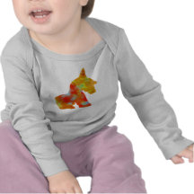 Pièce en t de licorne - Nourrisson-Longue douille T-shirt