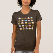 pièce en t de motif de petit gâteau t-shirts