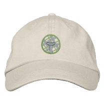 Pièce en t de plaid casquettes brodées