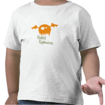 Pièce en t d'enfant en bas âge de Halloween d'amus T-shirts