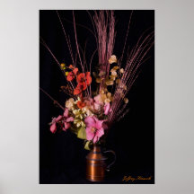 Pièce maîtresse florale, Jeffrey Sinnock Affiche