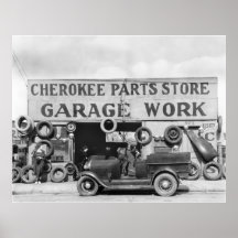 Pièces d'auto cherokee : 1936 affiches
