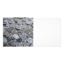 Pièces en argent canadiennes cartes avec photo