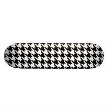 Pied-de-poule noir et blanc skateboards
