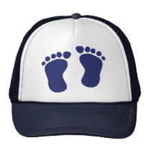 Pieds - bébé casquettes