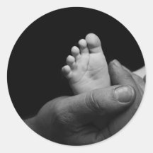 pieds de bébé adhésif