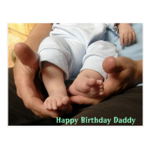 Pieds de bébé carte postale
