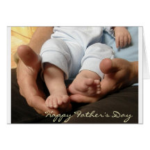 Pieds de bébé cartes de vœux