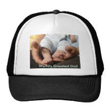 Pieds de bébé casquette de camionneur