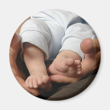 Pieds de bébé magnets