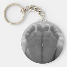 Pieds de bébé porte-clef