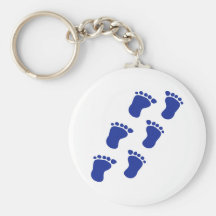 Pieds de bébé porte-clefs