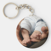 Pieds de bébé porte-clés