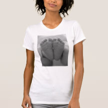 Pieds de bébé t-shirt