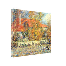 Pierre Renoir - étang de canard Impression Sur Toile