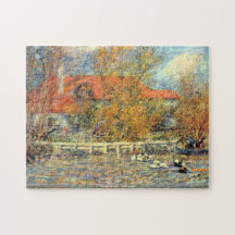 Pierre Renoir - puzzle d'étang de canard