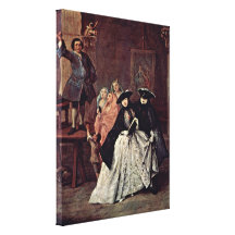 Pietro Longhi - le charlatan Toiles Tendues