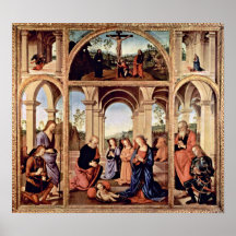 Pietro Perugino - la naissance du Christ Posters