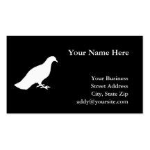 Pigeon Cartes De Visite Personnelles