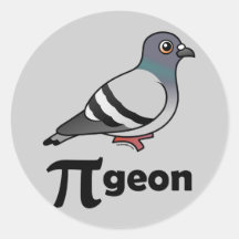 Pigeon de Birdorable/pigeon pi Autocollant