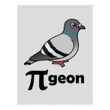 Pigeon de Birdorable/pigeon pi Carte Postale