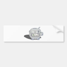 PiggyBankZeroSavings102410 Autocollant Pour Voiture