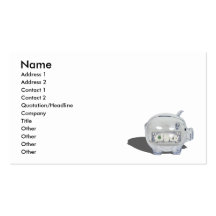 PiggyBankZeroSavings102410, nom, adresse 1, annonc Modèles De Cartes De Visite