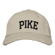 Pike a brodé le chapeau casquette brodée