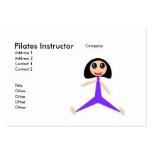 Pilates Instructor Business Card Template