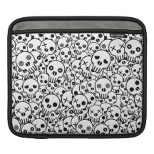 Pile de crâne poches pour iPad