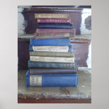 pile de livre affiche