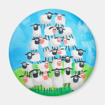 Pile des moutons aimants