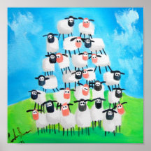 Pile des moutons posters